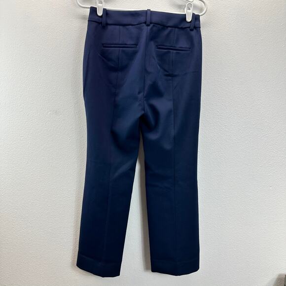 J. Crew Cropped Natalia Pant Blue Carreman 4P - Picture 3 of 16